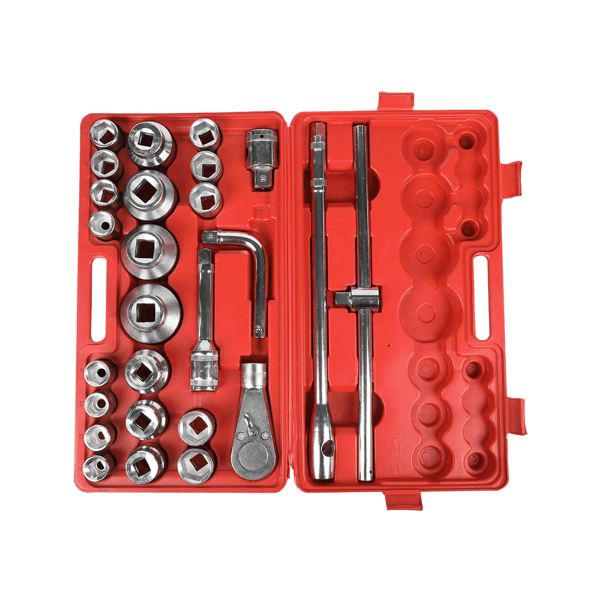 26 pièces 3/4' Cr-Mo douille outils mécaniques ensemble clé à chocs Combo Kits ensemble d'outils robustes