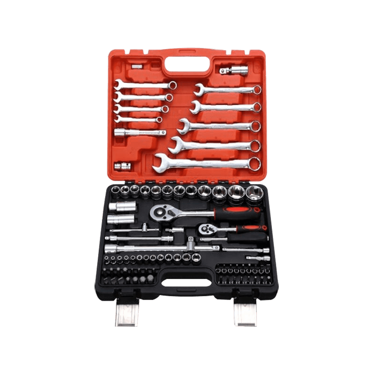 82 pièces clé jeu de douilles clé multifonctionnelle trousse à outils vélo Auto réparation outils ensembles avec boîte de soufflage