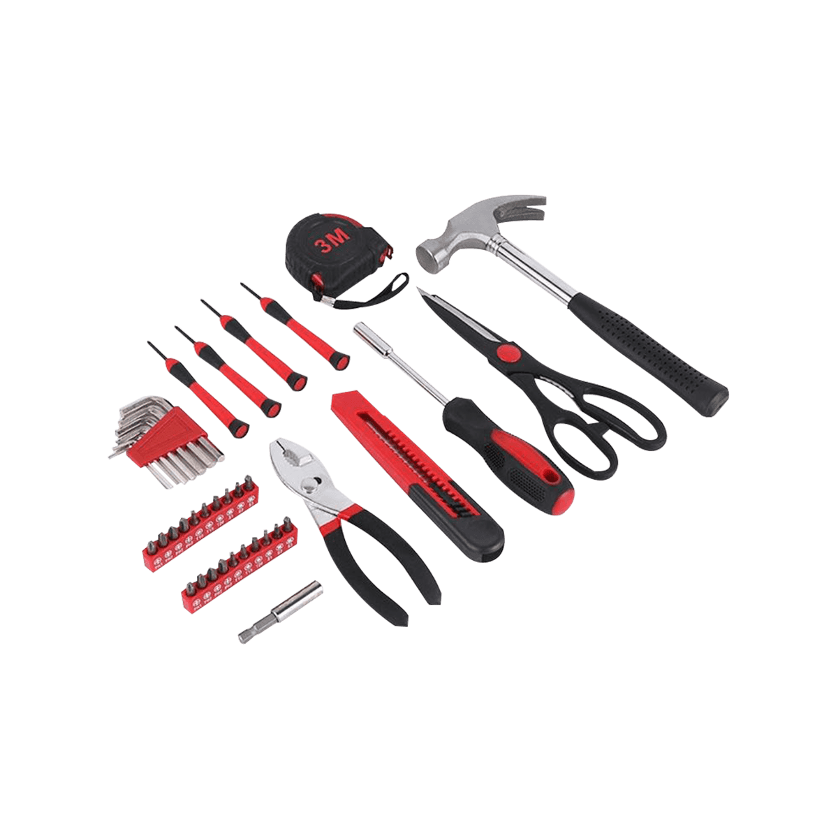 Ensemble d'outils de 39 pièces Kit d'outils à main ménager avec stockage de boîte à outils portable