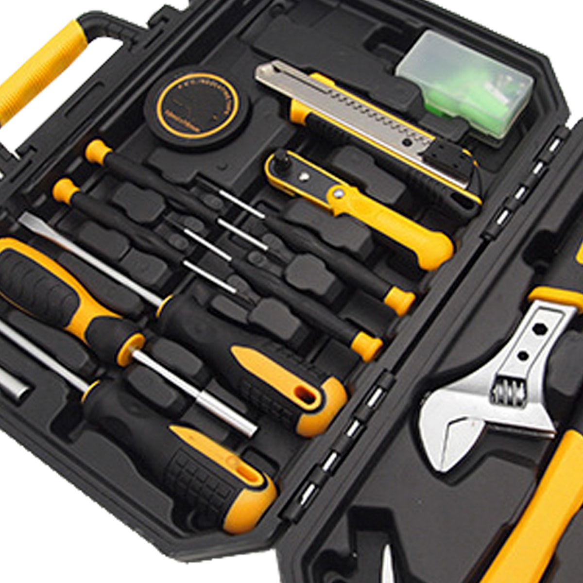 Kit d'outils à main combinés de 100 pièces Kit d'outils à domicile professionnel pour la réparation de la maison